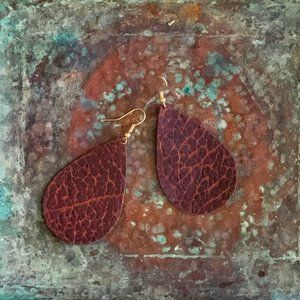 Handmade Leather Earrings